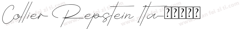 Collier Repstein Ita字体转换